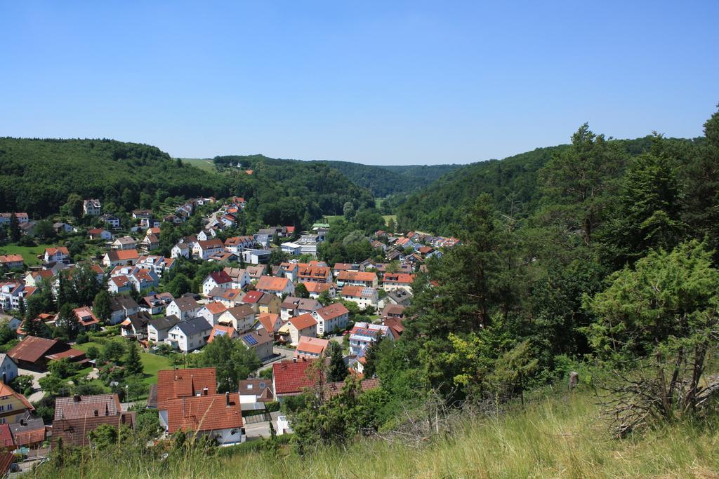 Ferienwohnung Kleines Lautertal Herrlingen Exterior foto